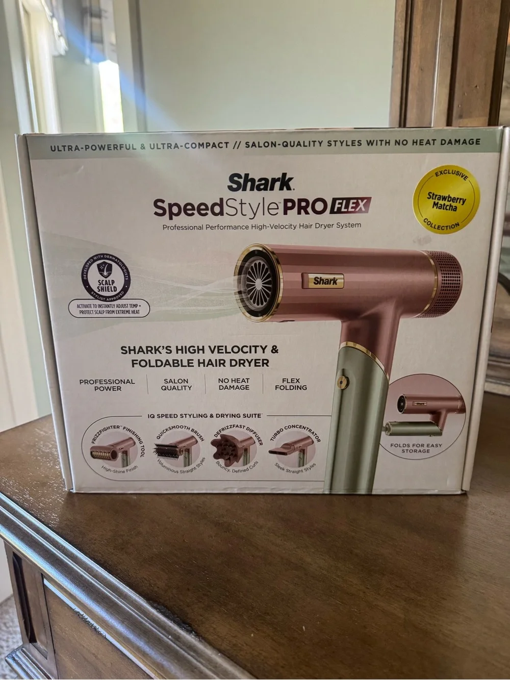 SpeedStyle PRO FLEX Hair Dryer - Strawberry Matcha - NWT